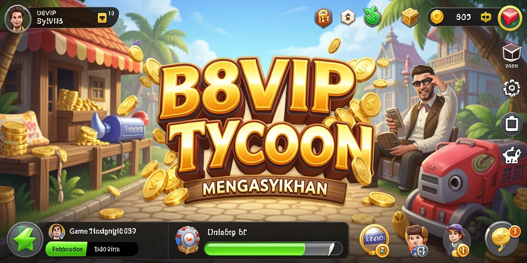 Tampilan menarik dari gameplay B8VIP yang penuh strategi Tycoon.