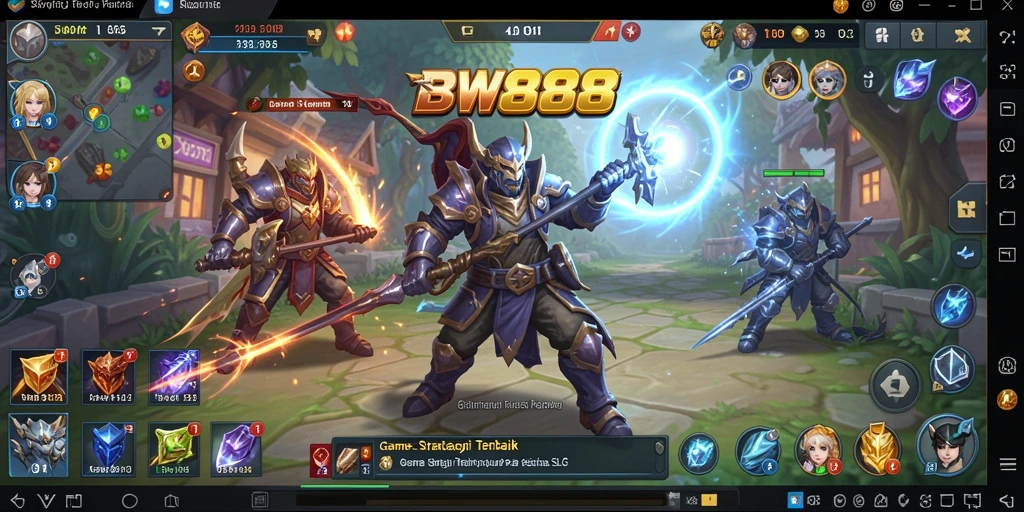 Tampilan gameplay SLG yang menarik dan strategis.
