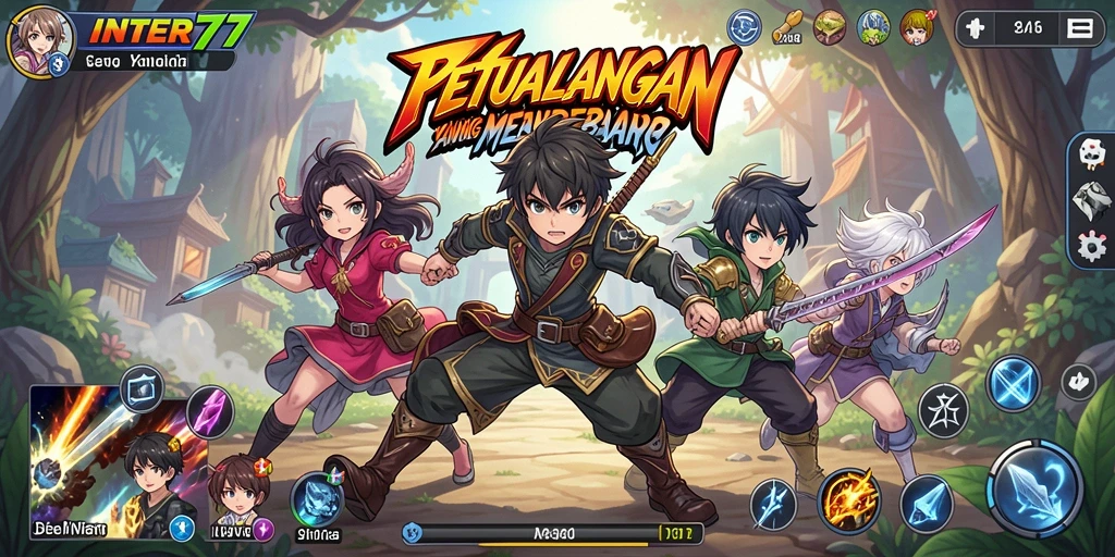 Tampilan menarik dari gameplay seru di INTER77.
