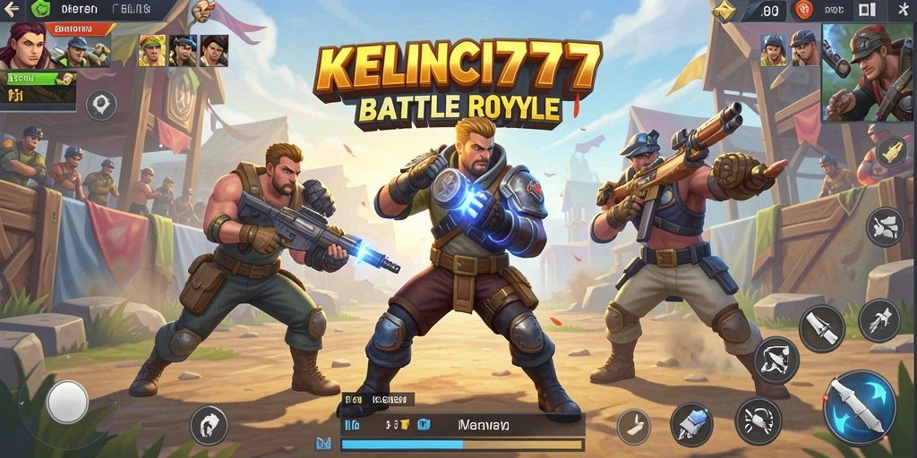 Tampilan gameplay seru dari KELINCI777 dalam aksi Battle Royale.