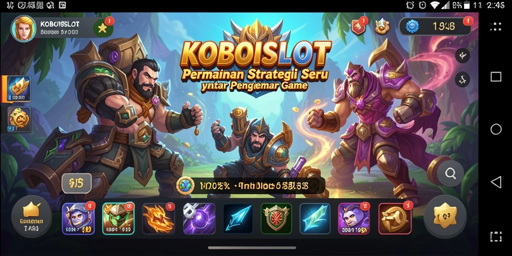 Tangkapan layar gameplay <strong>KOBOISLOT</strong> yang menunjukkan momen strategis yang mendebarkan.