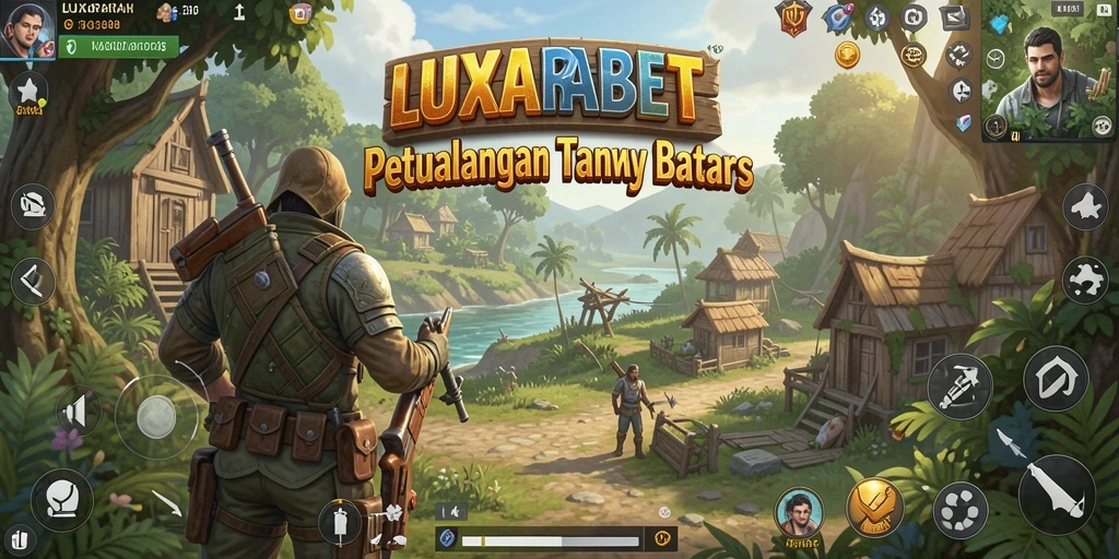 Tampilan gameplay LUXARABET yang memukau di dunia terbuka.