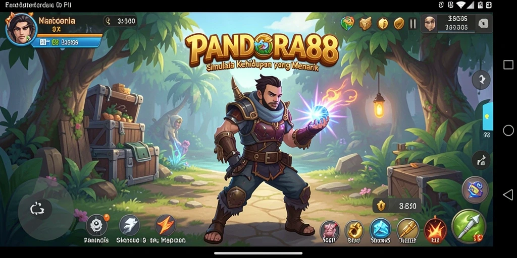 Tampilan grafik dan gameplay menarik dari PANDORA88