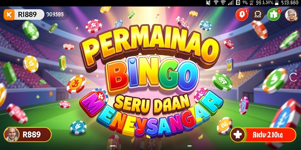 Gameplay seru Bingo di RI889 dengan visual menarik.