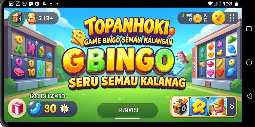 Tampilan gameplay TOPANHOKI yang mengasyikkan dalam permainan Bingo.